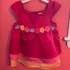 Gymboree girls hit pink flower dress